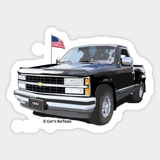 Black Truck Sticker